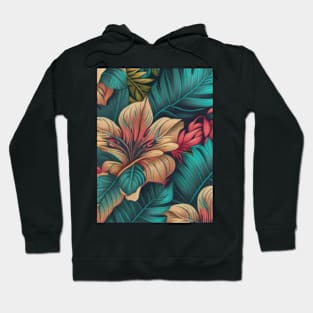 tropical pattern Hoodie